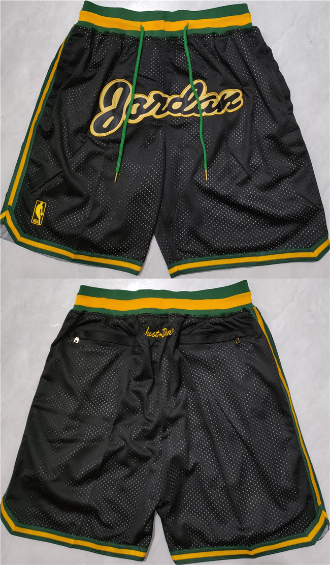 Men's Los Angeles Lakers Black Shorts Men's Los Angeles Lakers Black Shorts